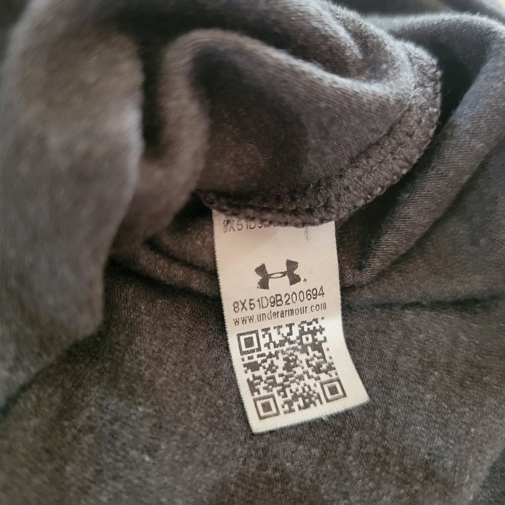 Under Armour Men's Gray Patriotic Heatgear Loose Fit Short Sleeve Tee - Picture 8 of 13